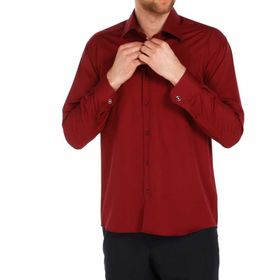 Dicotto Bordo Klasik Kesim Micro Kumaş Kol Düğmeli Erkek Gömlek