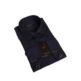 Dicotto Siyah Micro Kumaş Kol Düğmeli Slim Fit Erkek Gömlek