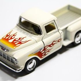 Diecast 1955 Chevy Stepside Pick-Up Çek-Bırak 1:32 Model Araç