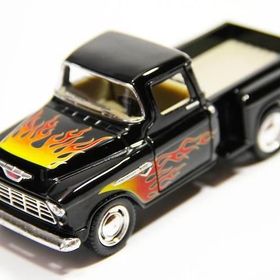 Diecast 1955 Chevy Stepside Pick-Up Çek-Bırak 1:32 Model Araç
