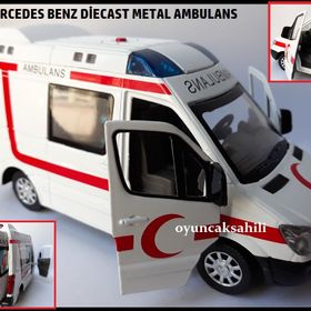 Diecast Ambulans Mercedes Benz Model Araba