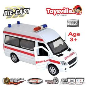 Diecast Ambulans Mercedes Benz Model Araba
