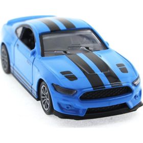 Diecast Çek Bırak Metal Mavi Spor Araba