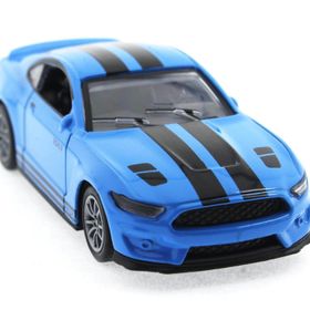Diecast Çek Bırak Metal Mavi Spor Araba