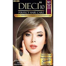 Dieci 10 50 ml 9.1 Sarı Küllü Kit Saç Boyası