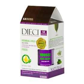 Dieci 10 Amonyaksız 5.6 Açık Kestane Kızıl Kit Saç Boyası