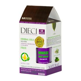 Dieci 10 Amonyaksız 5.6 Açık Kestane Kızıl Kit Saç Boyası