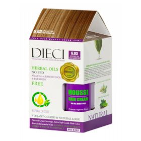 Dieci 10 Amonyaksız 6.03 Koyu Dore Sarı Kit Saç Boyası