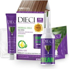 Dieci 10 Amonyaksız 6.03 Koyu Dore Sarı Kit Saç Boyası