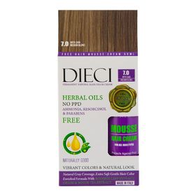 Dieci 10 Amonyaksız 7.03 Orta Dore Sarı Kit Saç Boyası