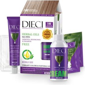 Dieci 10 Amonyaksız 7.03 Orta Dore Sarı Kit Saç Boyası