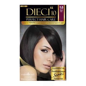 Dieci 10 Kit 1.0 Siyah Saç Boyası