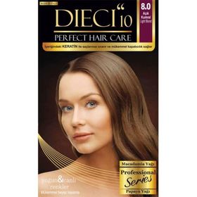 Dieci 10 Kit 8.0 Açık Kumral Saç Boyası