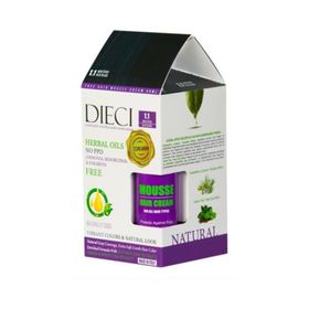 Dieci Herbal Oils 1.1 Blue Black Mavi Siyah Amonyaksız Saç Boyası + 50 ml Free Hair Mousse