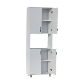 Dienni 145x60x35 cm 4 Kapaklı Çekmeceli Çok Amaçlı Dolap