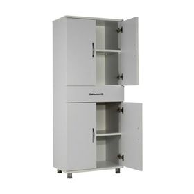 Dienni 145x60x35 cm 4 Kapaklı Çekmeceli Çok Amaçlı Dolap