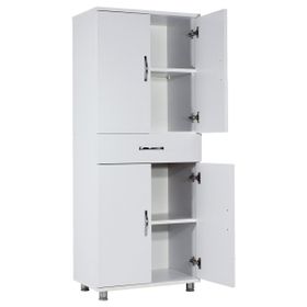 Dienni 145x60x35 cm 4 Kapaklı Çekmeceli Çok Amaçlı Dolap