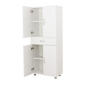 Dienni 145x60x35 cm 4 Kapaklı Çekmeceli Çok Amaçlı Dolap