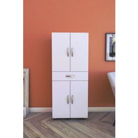 Dienni 145x60x35 cm 4 Kapaklı Çekmeceli Çok Amaçlı Dolap