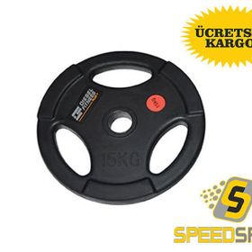 Diesel 15 kg Siyah Fitness Plus Flanş