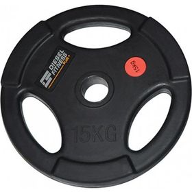 Diesel 15 kg Siyah Fitness Plus Flanş