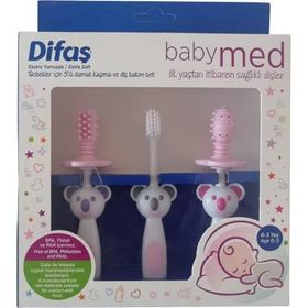 Difaş 3'lü Babymed Ekstra Yumuşak Bebek Diş Fırçası