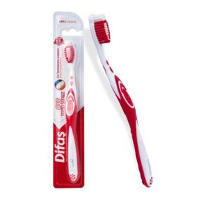 Difaş 512155 Love Your Teeth Kırmızı Beyaz Diş Fırçası
