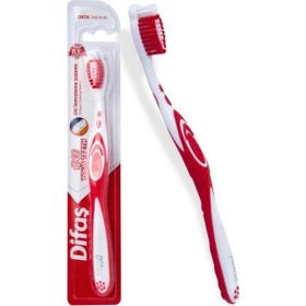 Difaş 512155 Love Your Teeth Kırmızı Beyaz Diş Fırçası