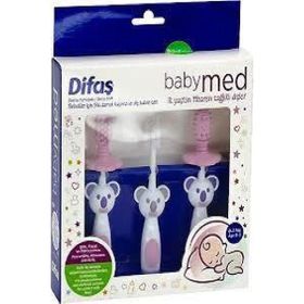 Difaş Babymed 3'lü Set Pembe Ekstra Yumuşak Diş Fırçası