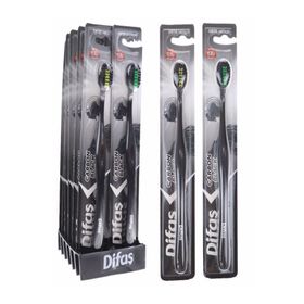 Difaş Carbon Black Orta Diş Fırçası