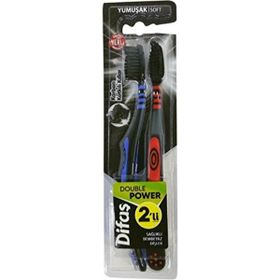 Difaş Double Power 1+1 2 Adet Diş Fırçası