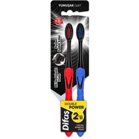 Difaş Double Power 1+1 3 Adet Diş Fırçası
