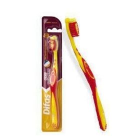 Difaş Love Your Teeth Sarı Kırmızı Diş Fırçası