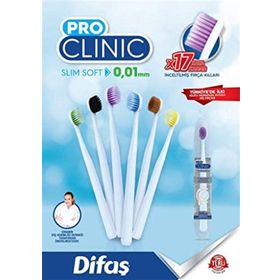 Difaş Pro-Clinic 2 Adet Slim Soft Diş Fırçası