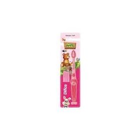 Difaş Sweet Animals Yumuşak Pembe Diş Fırçası