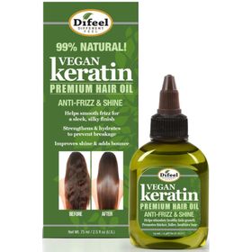 Difeel Vegan 75 ml Keratin Kabarma Karşıtı Saç Bakım Yağı