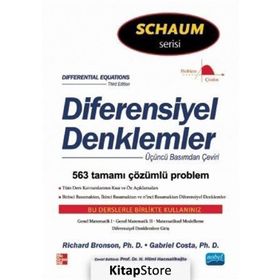 DIFERENSIYEL DENKLEMLER - SCHAUM'S - H. HILMI HACISALIHOĞLU