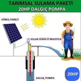 Diğer 20 hp Dalgıç Pompa Tarımsal Sulama Sistemi