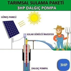 Diğer 3 hp Dalgıç Pompa Tarımsal Sulama Sistemi