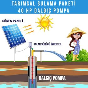 Diğer 40 HP Dalgıç Pompa Tarımsal Sulama Sistemi