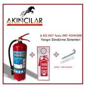 Diğer 6 Kg Kkt Tozlu Yangın Söndürme Tüpü