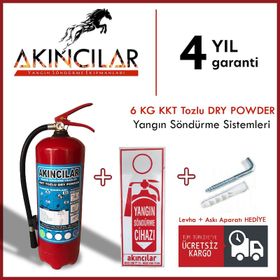 Diğer 6 Kg Kkt Tozlu Yangın Söndürme Tüpü