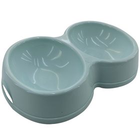 Diğer Çiftli Su Yeşili Kedi Mama Kabı
