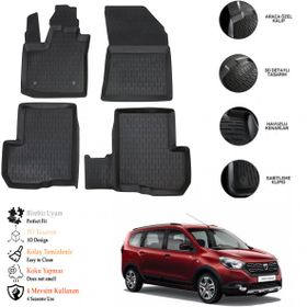 Diğer Dacia Lodgy 2016 3D Havuzlu Paspas