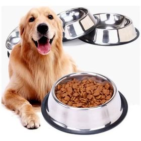 Diğer Metal Paslanmaz Çelik Evcil Hayvan 15 cm Kedi Köpek Mama Kabı