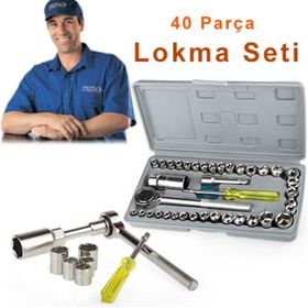 Diğer Özel Çantalı 40 Parça Cırcırlı Lokma Seti