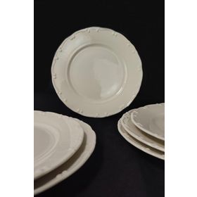 Digithome 25 cm Krem 6’lı Servis Tabağı