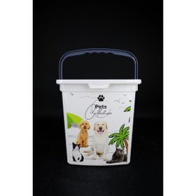 Digithome C320.037 Beyaz 6 lt Köpek Maması Saklama Kabı