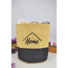 Digithome CLY-J1023 C1-1-121 Siyah Hasır Çok Amaçlı Düzenleyici Organizer Yuvarlak Saksılık