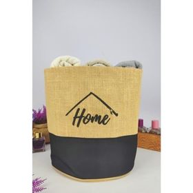 Digithome CLY-J1023 C1-1-121 Siyah Hasır Çok Amaçlı Düzenleyici Organizer Yuvarlak Saksılık